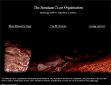 Tablet Screenshot of jamaicancaves.org